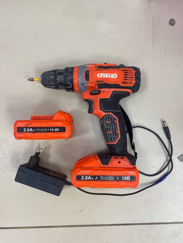 Шуруповерт СПЕЦ БДА-14,4-ЛИ